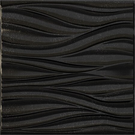 19 5/8in. W X 19 5/8in. H Ripple EnduraWall Decorative 3D Wall Panel Covers 2.67 Sq. Ft.